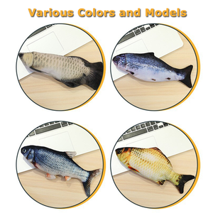 ZMaker-Pez oscilante interactivo, juguete para gatitos, Gato móvil eléctrico, pez Kicker - Product Image 4