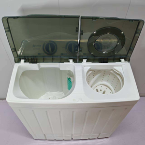 Lavadora-secadora eléctrica semiautomática de doble tina de alta calidad con secado por centrifugado, operación en inglés, capacidad de 10 kg - Product Image 5