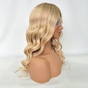 Peluca Médica de Cabello Humano Virgen Premium Lista para Enviar, con Parte Superior de Seda, Cuero Cabelludo Realista, Peluca sin Pegamento de Silicona para Mujeres con Alopecia Areata - Product Image 2
