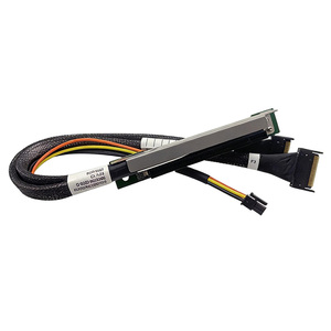 สายอะแดปเตอร์การ์ดจอ PCIe 5.0 Dual MCIO 32 GT/s สำหรับเซิร์ฟเวอร์และการประมวลผล AI แบบกำหนดเอง PCI-E 16x ขยาย Dual MCIO เป็น PCIe 5.0 - Product Image 4