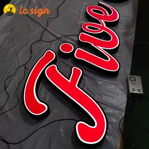 Custom Quality Acrylic Company Logo Signs 3D Channel Letters For Logo Acrylic Luminous Led Logo Sign