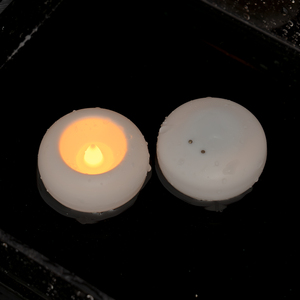 Lilin LED Plastik Tahan Air Ramah Lingkungan Tanpa Api Mengapung Warna Putih 30G untuk Pernikahan Pesta Kolam Renang Dekorasi Rumah Penggunaan Luar Ruangan - Product Image 5