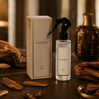 Vente en gros de spray d'ambiance écologique pour la maison, parfum musc de coton, capacité personnalisable, utilisation domestique, sans danger pour les animaux, étiquette personnalisée