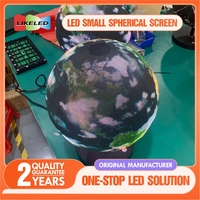 Écran d'affichage vidéo LED intérieur haute résolution à 360 degrés, forme personnalisée créative P1.875, publicité pour magasin de détail, ascenseur
