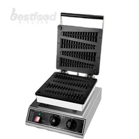 Machine à gaufres sur bâtonnets antiadhésive 4-en-1 Commercial Electric 220V/110V pour la maison et la vente de nourriture de rue - Forme sapin de Noël