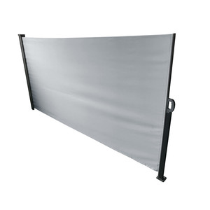 Nhôm đen tùy chỉnh Sun <span class=keywords><strong>Shade</strong></span> hệ thống gấp riêng tư Divider sân sau có thể thu vào kính chắn gió Side mái hiên màn hình - Product Image 3