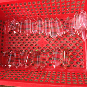 סיטונאי ברור קוורץ שרביטים ריפוי קריסטל זוגי הסתיים פוגל נקודות - Product Image 6