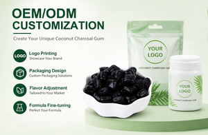 <span class=keywords><strong>Chewing</strong></span>-<span class=keywords><strong>gum</strong></span> au charbon de coco OEM, étiquette privée personnalisée - Product Image 6