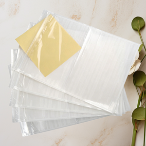 High Transparent PE Adhesive Backed <b>Packing</b> List Pouch Factory Wholesale Custom Logo Printed Small Batch <b>Back</b> Glue Document Bag - Product Image 1