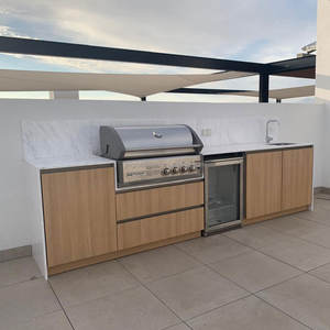 Barbacoa Camping Acero Cocinas resistentes a la intemperie Marco exterior Jardín Acero inoxidable Módulo <span class=keywords><strong>de</strong></span> <span class=keywords><strong>cocina</strong></span> al aire libre con módulo <span class=keywords><strong>de</strong></span> <span class=keywords><strong>cocina</strong></span> al aire libre - Product Image 4
