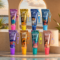 Gloss repulpant pour les lèvres format voyage, haute brillance, huile à lèvres porte-clés, portable, fournisseur en gros, gloss en gros