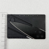 Couteau pliant multifonction en acier inoxydable LOVITA - Outil de découpe de cartes métalliques et de cartes-cadeaux pour le camping et les activités de plein air