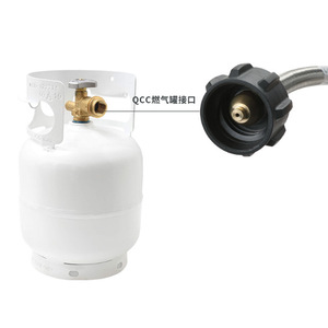 Manguera de propano de acero inoxidable FTQCC con conector regulador de 1 libra para parrilla al aire libre, cocina, repostería y barbacoa - Product Image 3
