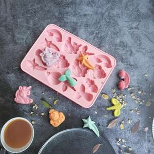 Molde de pastel de silicona de <span class=keywords><strong>unicornio</strong></span>, molde de galleta de chocolate, herramienta de molienda, herramienta para hornear, herramienta de cocina de jabón DIY - Product Image 4