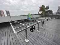 Banc roulant hydroponique à canaux NFT Super Farm en PVC/PE de qualité alimentaire vierge pour systèmes d'agriculture verticale de laitue - Optimisation de l'espace