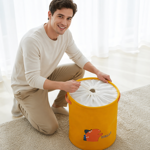 Cesto Portabiancheria con <span class=keywords><strong>Design</strong></span> Cartone Animato, Cesto Pieghevole in EVA per Vestiti Sporchi, Organizzatore per Camera da Letto - Product Image 6