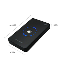 Lector y Escritor de Tarjetas de Control de Acceso Inteligente RFID USB con Chip NFC HF de 13.56Mhz, Venta al Por Mayor, para Sistemas de Control de Acceso