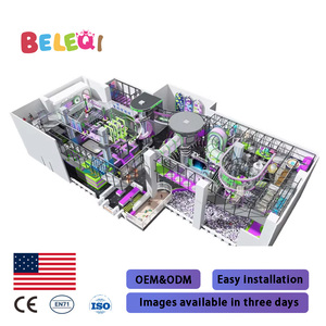 Équipement de terrain de jeux intérieur commercial pour enfants, parc d'aventure, château malicieux pour enfants, conception personnalisée - Product Image 2