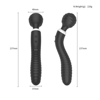 Chargeur magnétique USB puissant vibromasseur AV japonais, boutique de jouets sexuels pour filles, 10 fréquences AV Wand vibromasseur