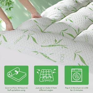 <span class=keywords><strong>Surmatelas</strong></span> Bubble Jiangsu Fabricants Couverture Cousue Twin Xl Taie d'Oreiller Gel Froid <span class=keywords><strong>Surmatelas</strong></span> Protecteur Écologique - Product Image 6