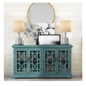 <span class=keywords><strong>Aparador</strong></span> de almacenamiento con relieve <span class=keywords><strong>blanco</strong></span>, armario alto desgastado decorativo para granja, con patrón tallado Floral, 10 armario antiguo para sala de estar - Product Image 4