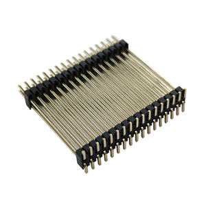 מחבר פינים 40 פינים 2.0 מ\\\"מ 2.54 מ\\\"מ 1.27 מ\\\"מ, מחבר נקבה DIP שורה אחת/שתיים, פלסטיק כפול, SMD SMT, מחבר זכר PCB - Product Image 2