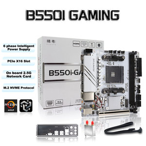 Tarjeta Madre JGINYUE B550I GAMING <span class=keywords><strong>ITX</strong></span> Compatible con Procesadores Serie R5 4000/5000, Mini <span class=keywords><strong>ITX</strong></span> DDR4 - Product Image 3