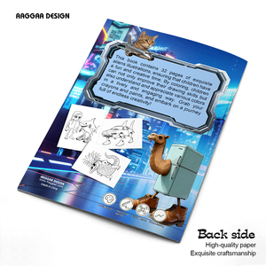 Best-seller : Ensemble de livres de coloriage sur mesure sur le thème des extraterrestres, livre de coloriage en papier pour enfants, impression de bandes dessinées et de romans, reliure parfaite - Product Image 3