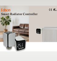 Thermostat de radiateur électrique intelligent modèle ERV-256BT pour bureau/centre commercial, contrôle de la température, compatible Tuya, moderne, OEM/ODM, pour sol