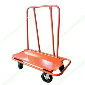 Large capacity Drywall Cart Sheetrock moving dolly with 4 swivel casters