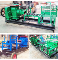 Ligne de production automatique de carreaux de briques rouges en terre cuite machine manuelle de fabrication de briques à moteur diesel
