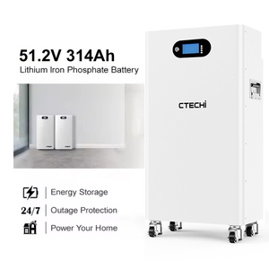 แบตเตอรี่ลิเธียมไอออนสำหรับเก็บพลังงานแสงอาทิตย์สำหรับบ้าน 5kWh 10kWh 15kWh 16kWh ชุดแบตเตอรี่ 48V 51.2V 100Ah 200Ah 300Ah 314Ah Powerwall - Product Image 2