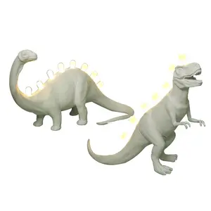 Led patlama model İtalyan dinozor Tyrannosaurus şekli hayvan masa lambası oturma odası dekorasyon zemini lambaları ev dekorasyonu