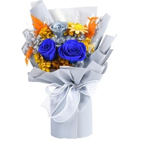 Boîte Cadeau de Fleurs Éternelles Chine 210g Saint-Valentin Anniversaire Petite Amie Bouquet de Roses Transfrontalier