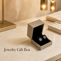 Boîte à bijoux en cuir PU avec insert en velours, boîte rectangulaire pour bagues, boucles d'oreilles, colliers, bracelets, boîte cadeau en gros