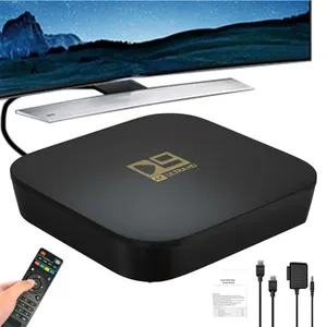 2022 new Global Version TV Box S 4K Ultra HD Android TV 9.0 HDR 2.4G 8GB WiFi Multi Language Smart D9 Smart TV Box Media Player