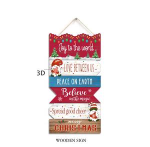 Décoration Murale de Noël Moderne en MDF Imprimé UV <span class=keywords><strong>Personnalisable</strong></span> – Idéal pour les Fêtes et la Décoration Intérieure – Cadeau de Saison - Product Image 6