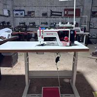 Machine à coudre industrielle NAYA91 avec moteur à entraînement direct contrôlé par ordinateur et plan de travail de qualité industrielle