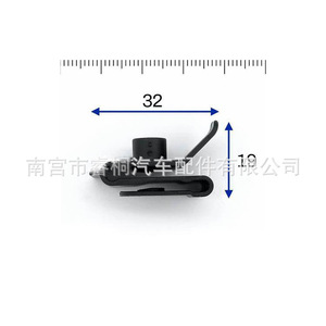 น็อตยูไนลอน Shuangxuan สำหรับฝาครอบล้อกันโคลน Toyota 53879 14010 14020 22030 คลิปยึดพลาสติกสำหรับรถยนต์ - Product Image 2