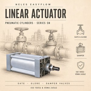 Actuador Lineal de Cuarto de Vuelta de Alta Resistencia N1 B1 SN SC para Plantas Petroquímicas y de Energía - Product Image 3
