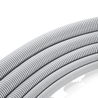 Conduit corrugué flexible en PVC pour installation souterraine électrique gris de 3/4 pouce, conforme à la norme UL1653, certifié V0 pour la résistance au feu