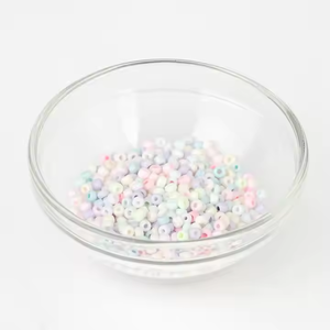 JLT Venta al por Mayor de Cuentas de Vidrio Opacas Mate de 3mm en Colores Mezclados para Pulseras y Fabricación de Joyería - Product Image 2