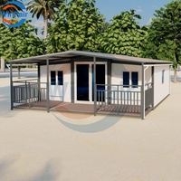 WinFair-Mini conteneur plat, grand-mère mobile, mobile, prêt à l'emploi, maison modulaire de 20 pieds, conteneur personnalisé, Hawaii pliable, Chine