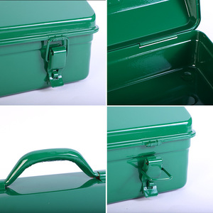 Commercio all'ingrosso della fabbrica verde IP65 ferramenta cassa di ferro spessa con ODM impermeabile dimensioni 30-49cm per la conservazione degli utensili - Product Image 3