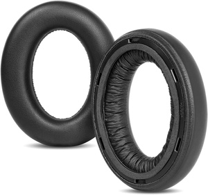 อะไหล่แผ่นรองหูสำหรับ Momentum4หูฟัง <span class=keywords><strong>Sennheiser</strong></span> โมเมนตัม4หูฟังแผ่นรองหูโฟมเมมโมรี่โฟมหนังโปรตีน - Product Image 3