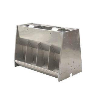 Système d'alimentation automatique robuste pour truies en cage de mise bas, double face, en acier inoxydable - Product Image 2