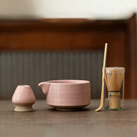 Ensemble de cérémonie du matcha, bol à mélanger en céramique, bol à thé, équipement pour matcha, fouet à thé, ensemble de matcha en céramique