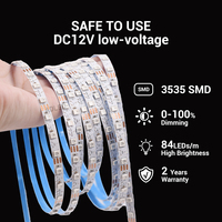Strip LED RGB SMD3535 12V Bentuk S Zigzag 5M Per Roll untuk Huruf Saluran Signage