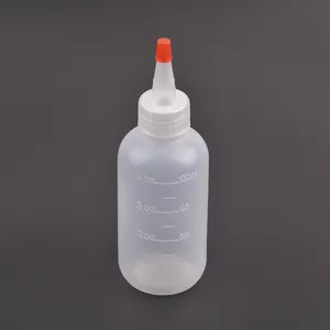 Morbido Olio Per Capelli Tintura di Spremere Applicatore Bottiglia di Imballaggio di buona vendita Con Twist-open di Erogazione Cap