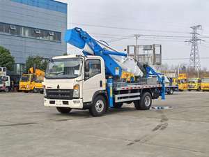 Camion nacelle élévatrice HOWO 32m 4x2 Diesel 180HP Euro 3 pour le marché africain, avec élévateur hydraulique et carrosserie personnalisable - Product Image 3